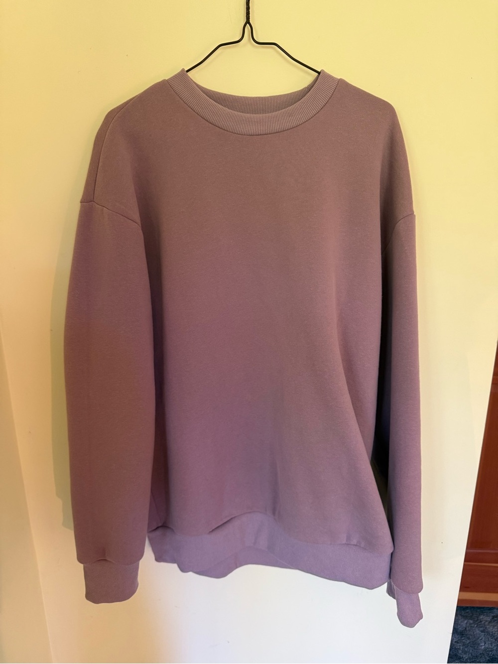 Men's Crewneck Sweatshirt in Lavender Purple